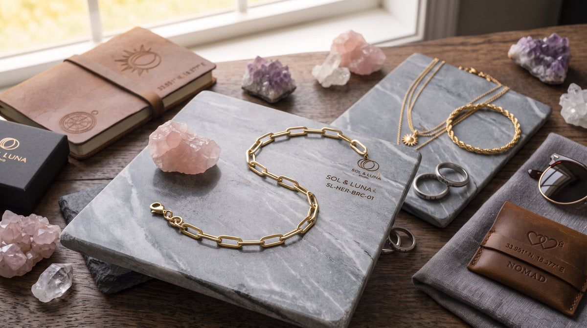 The Celeste Delicate Paperclip Bracelet