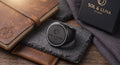 The Nero Brushed Matte Signet Ring